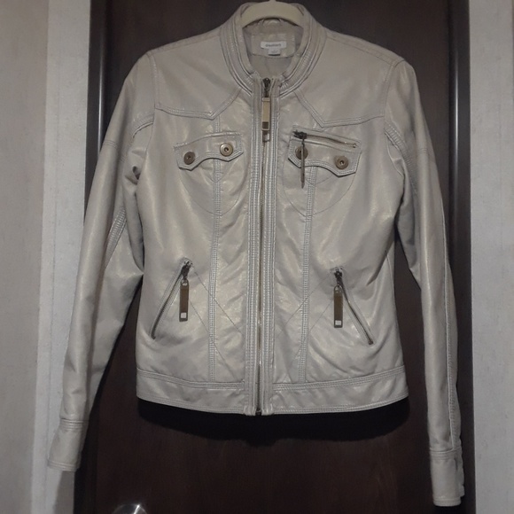dressbarn Jackets & Blazers - Dressbarn Faux Leather Jacket
